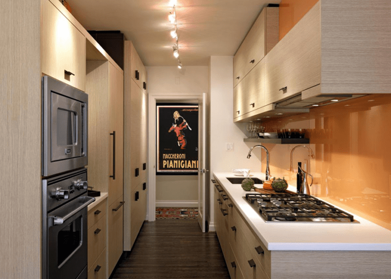 tiny galley kitchen design