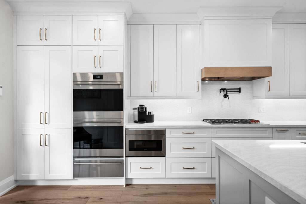 white cabinetry for kitchen