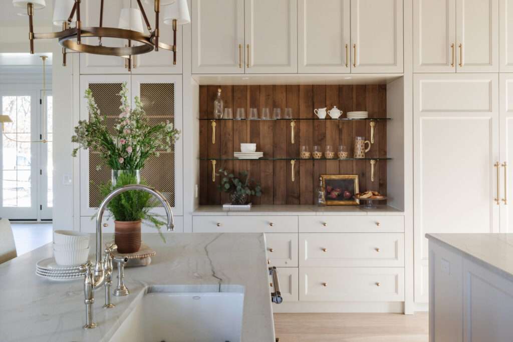 stunning custom white kitchen