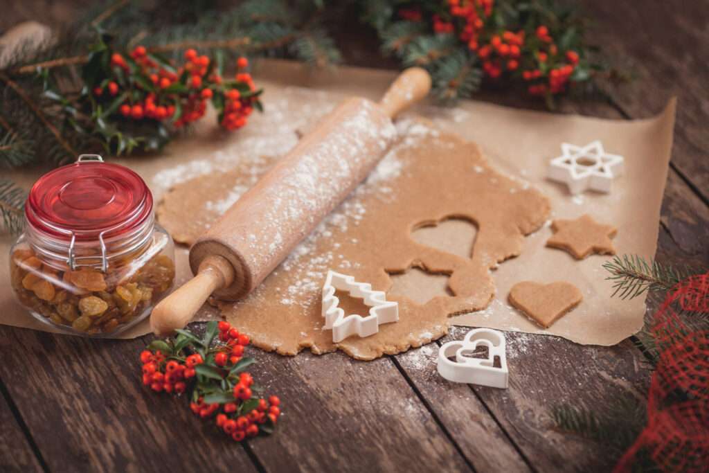 Christmas gingerbread cookies